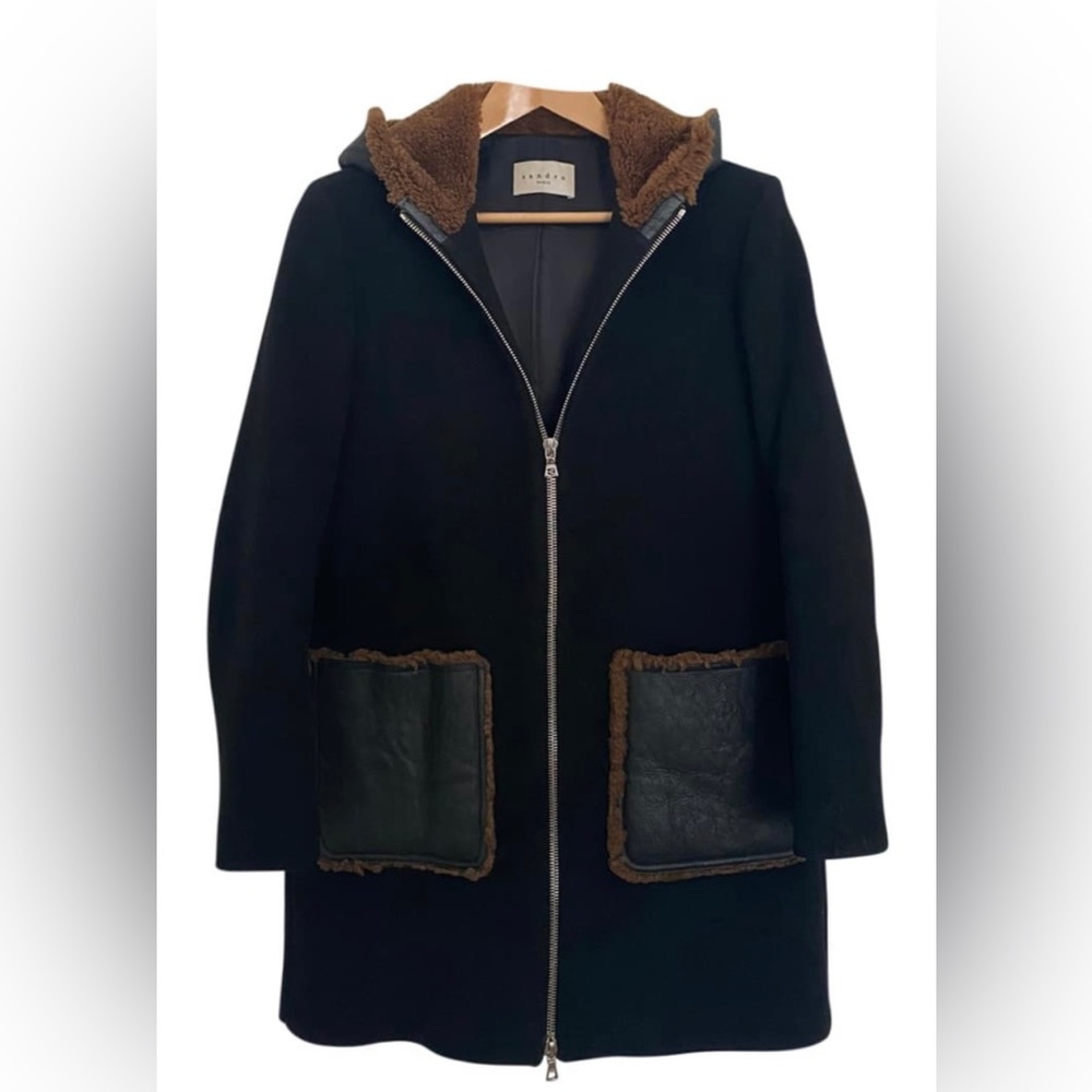 Sandro Winter Coat Size 36